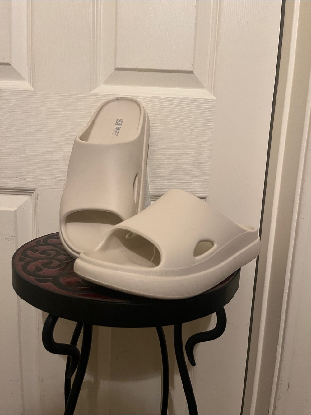 32 Degrees Chunky Slide Sandals Off-White